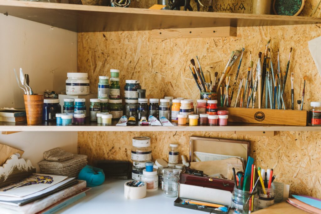 How to organize your art studio - All Things Encaustic