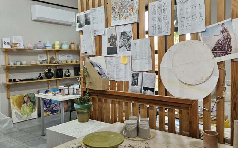 Inside Andriana Kedariti’s Studio and her Ancient Cyprus Inspired Art