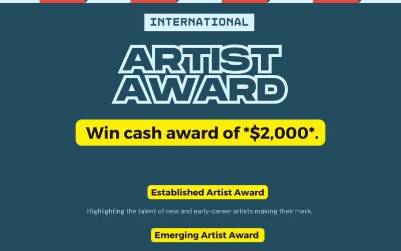 Only 20 Days Left! Apply for the International Artist Award and Get $3,000 + Prizes