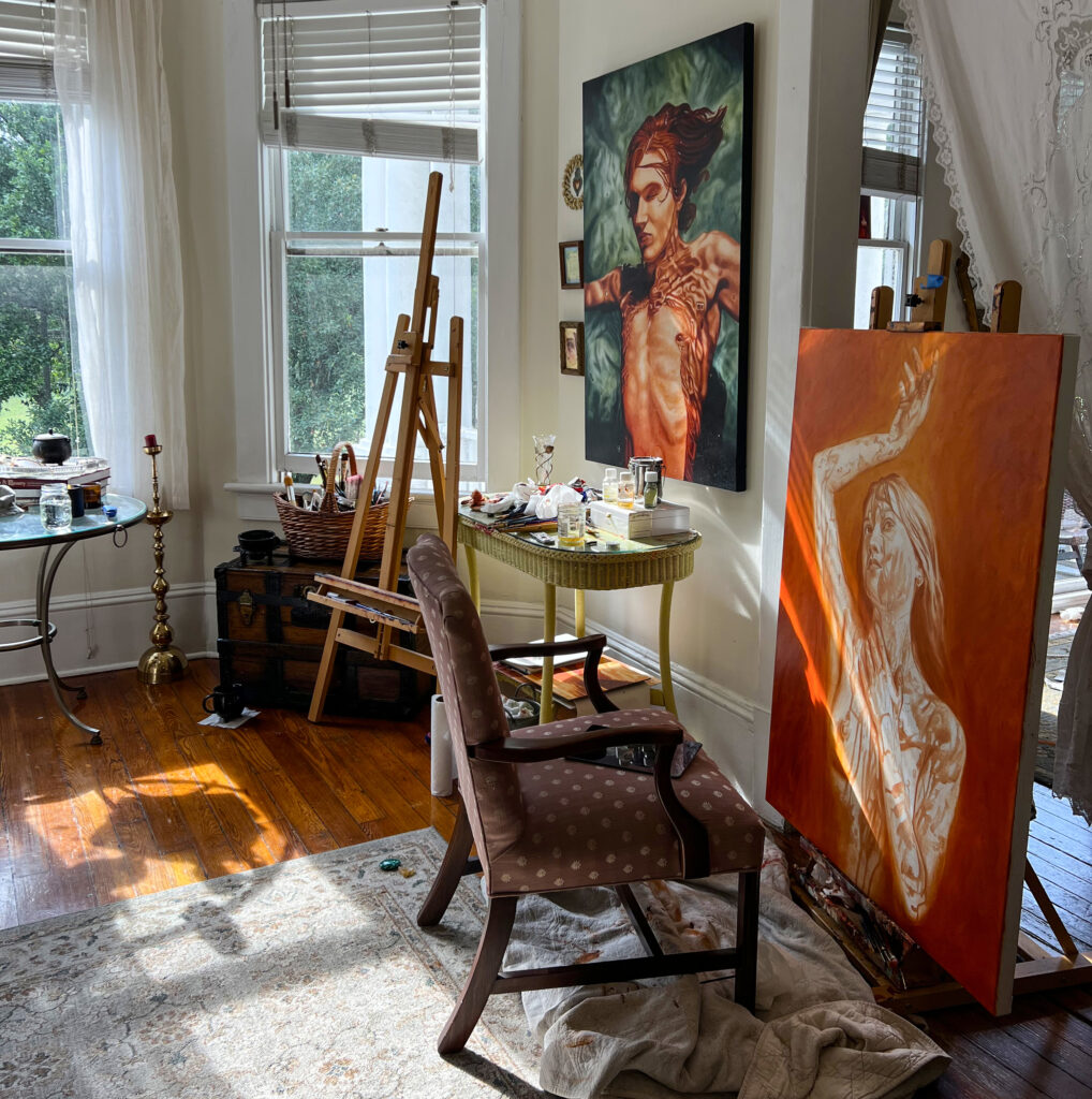 Inside Katie Chatham's Quiet Space Filled with Pine, Paint, and Purpose