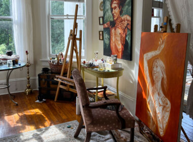 Inside Katie Chatham's Quiet Space Filled with Pine, Paint, and Purpose