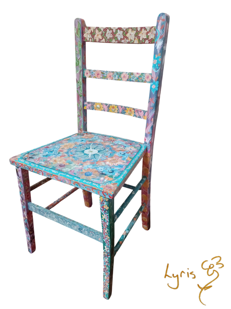 How an artist turns chairs into visual stories about life