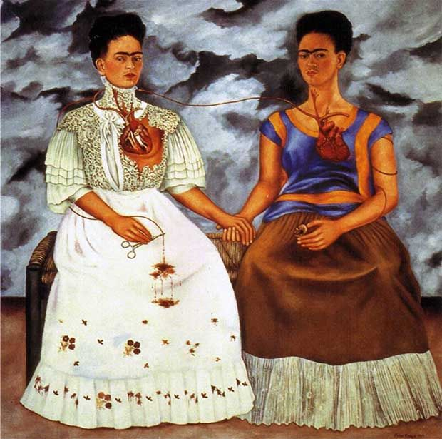 The Two Fridas by Frida Kahlo