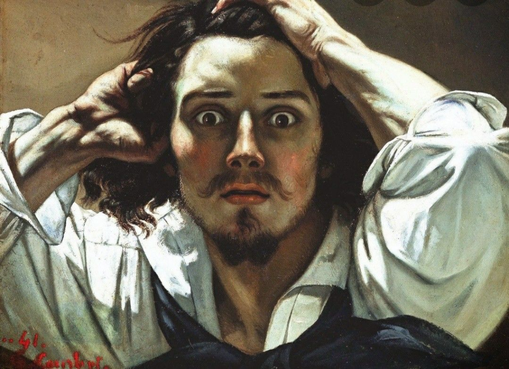 The Desperate Man by Gustave Courbet