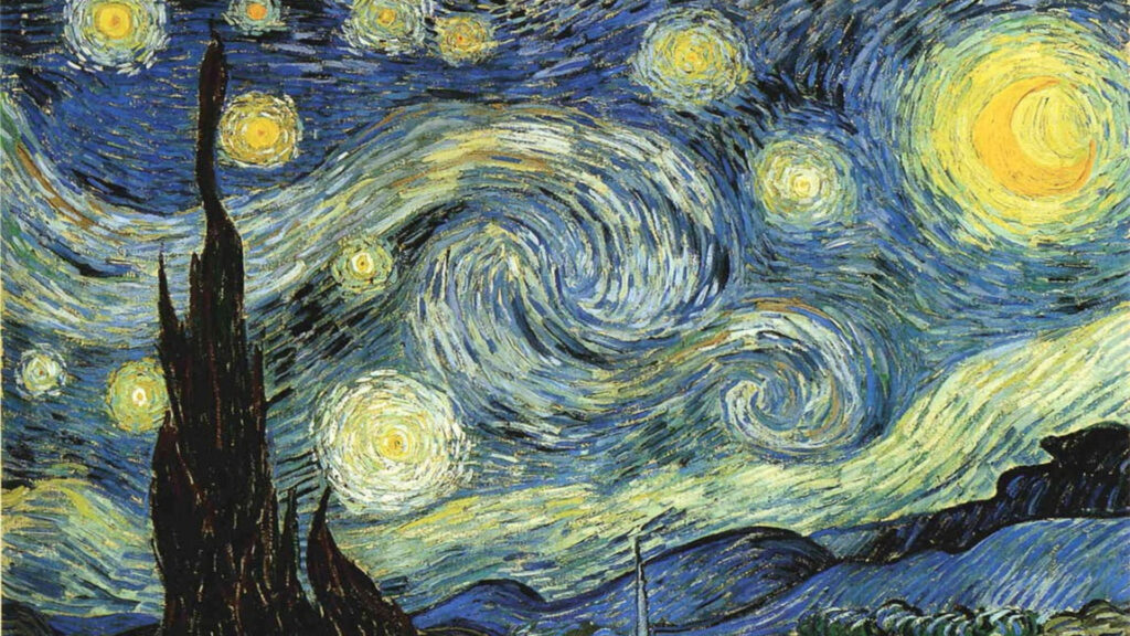 The Starry Night as an argument against AI art.